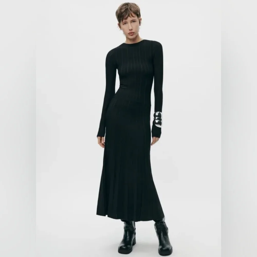 blue dress for baby girl ZARA. Long black dress with slit. TM – Hibuy market main image 1